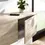 Thumbnail: Terra 71" Wall-Mounted TV Stand in Travertine