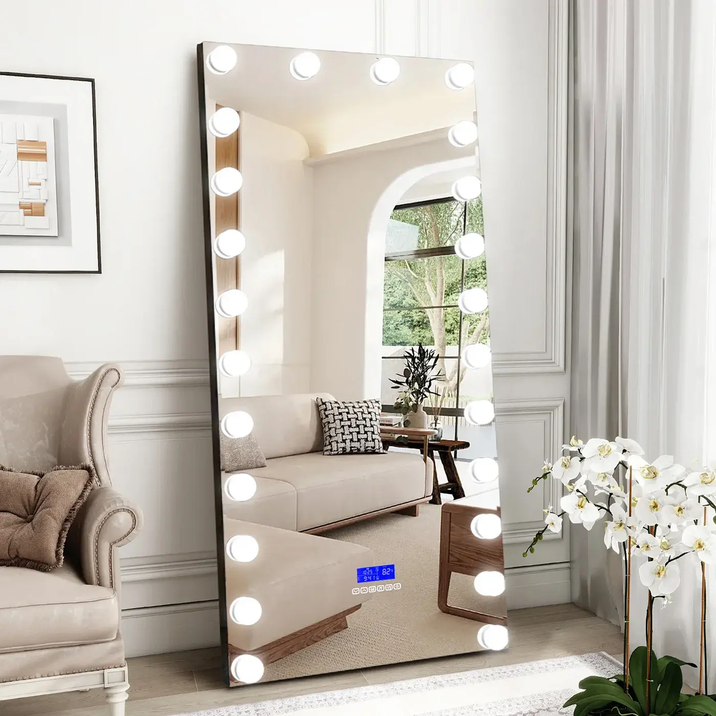 FULL LENGTH MIRROR w BLUETOOTH SPEAKER