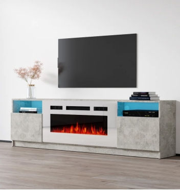YORK WH02 FIREPLACE TV STAND