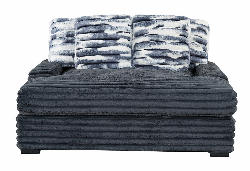 Miniature : U8291 GREY LOUNGER SOFA WITH USB