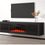 Thumbnail: DIA FLOATING FIREPLACE TV STAND