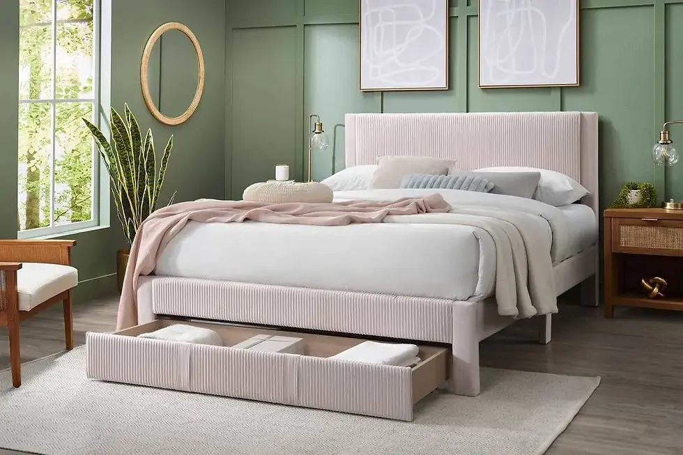 Miniatura: Corduroy Queen Bed