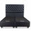 Thumbnail: CASABED WHITE PU BED FRAME WITH STORAGE