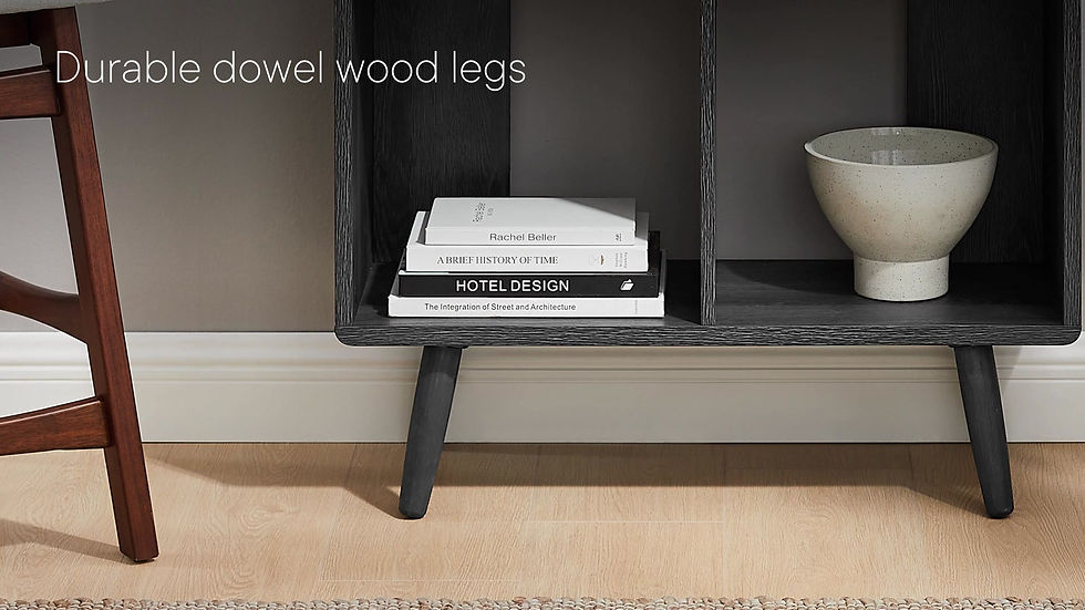Thumbnail: Transmit 7 Shelf Wood Grain Bookcase in