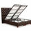 Thumbnail: CASABED WHITE PU BED FRAME WITH STORAGE