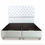 Thumbnail: CASABED WHITE PU BED FRAME WITH STORAGE
