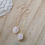 Thumbnail: PARKER//Rose Quartz Chain Earrings