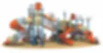 Cloud & Castle Themed Commercial Playground System