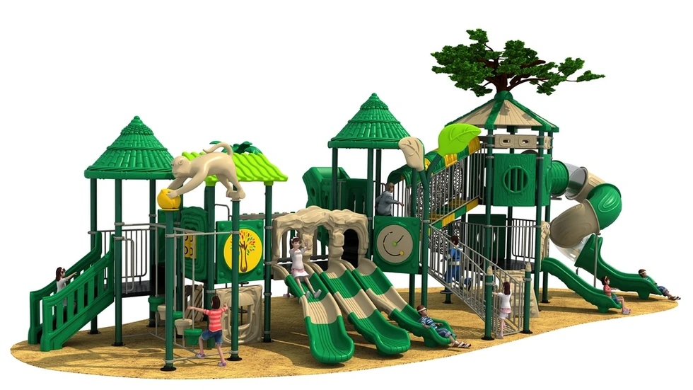 Jungle & Nature Themed Commercial Playground System