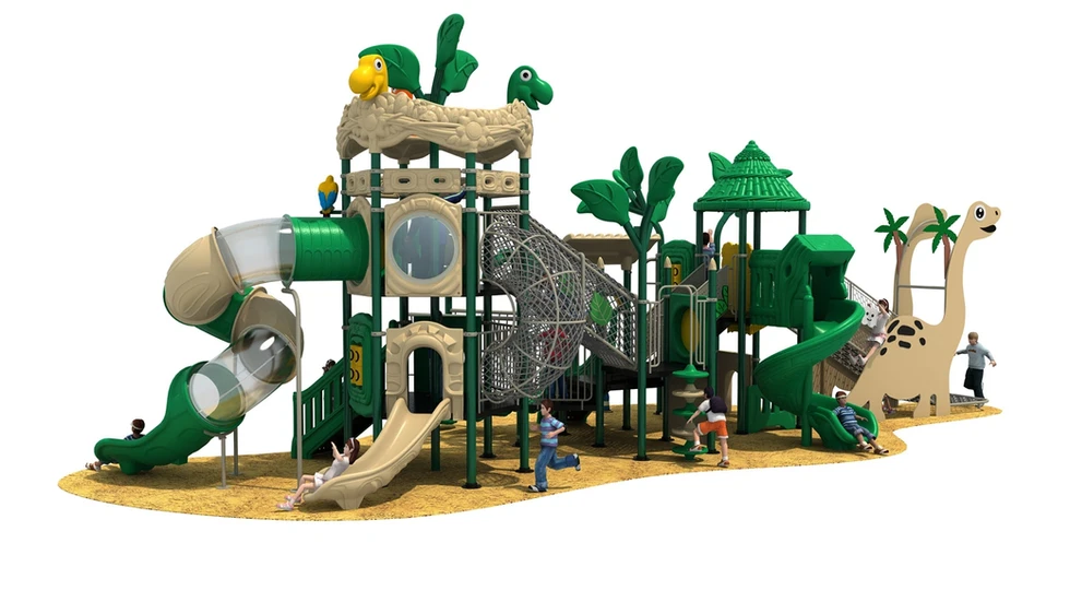 Jungle & Nature Themed Commercial Playground System