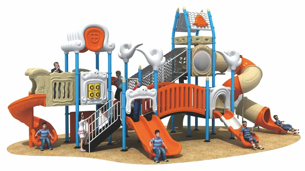 Cloud & Castle Themed Commercial Playground System