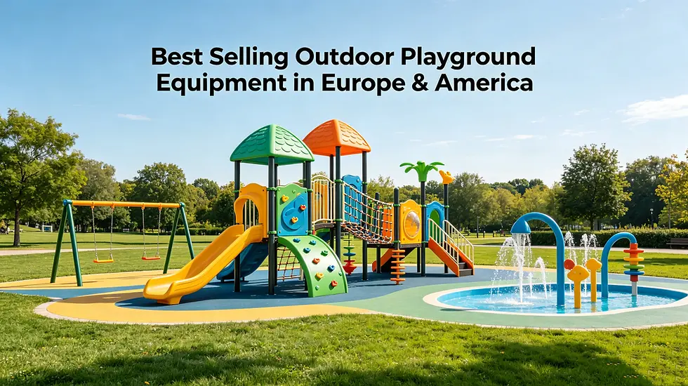 Best Selling Outdoor Playground Equipment in Europe & America