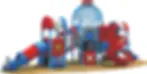 Hot Air Balloon & Castle Themed Commercial Playground System