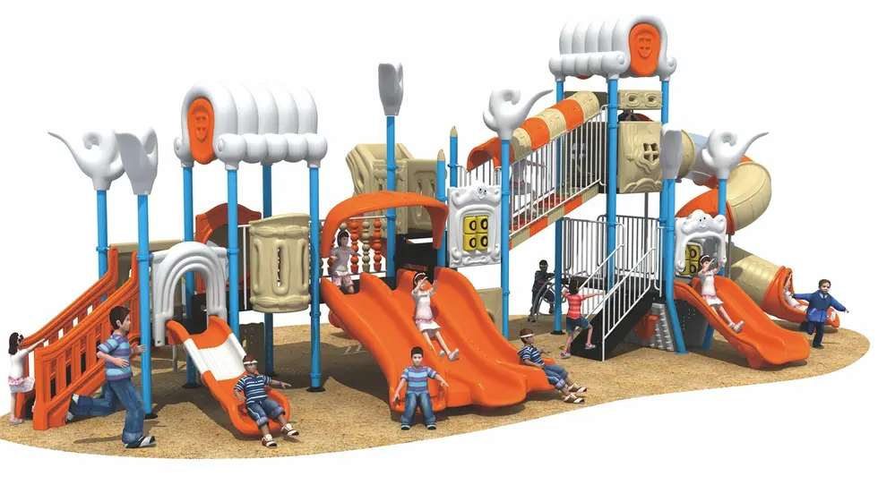 Cloud & Castle Themed Commercial Playground System