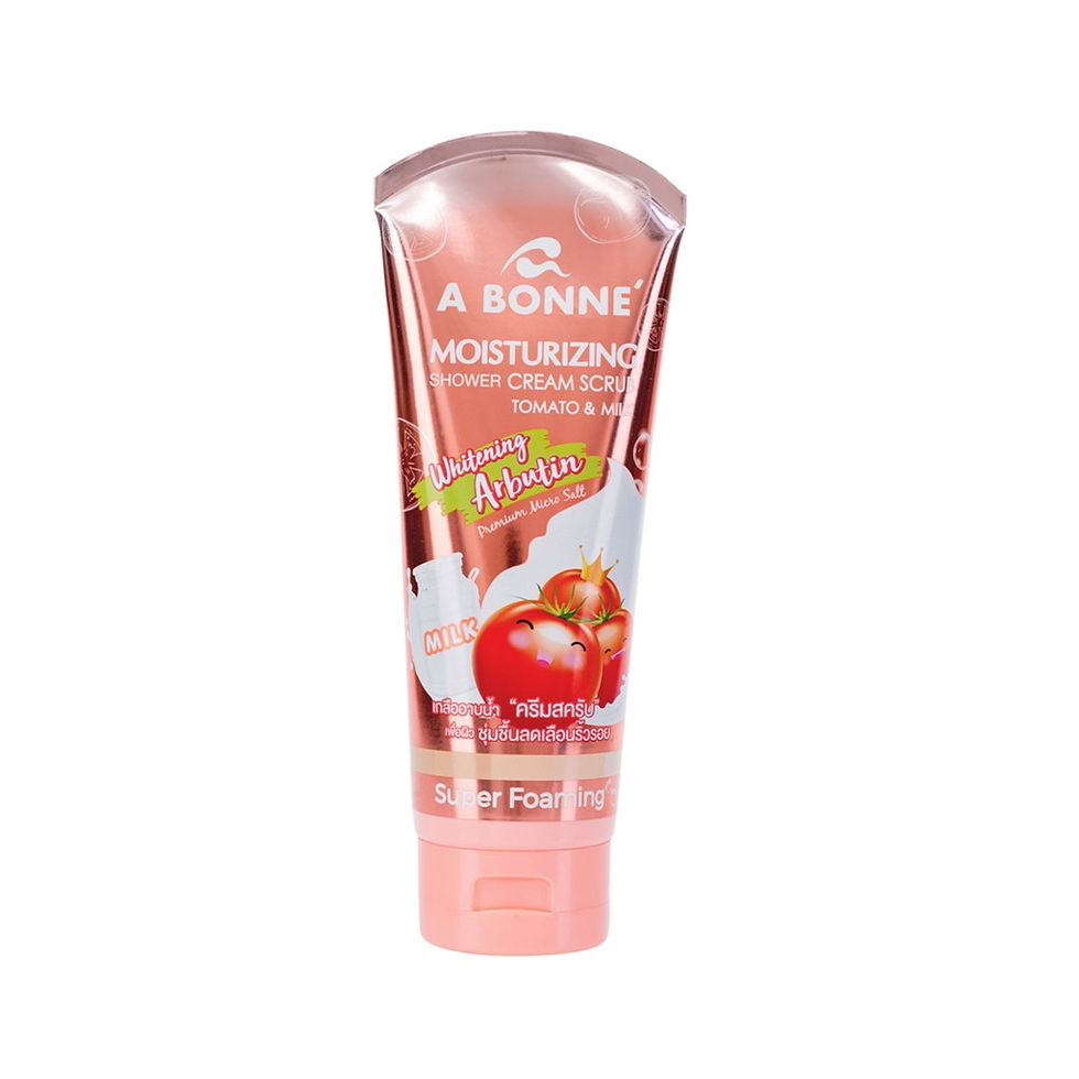 Abonne Shower Cream Scrub Tomato & Milk