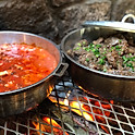 Creole sausages' Rougaille