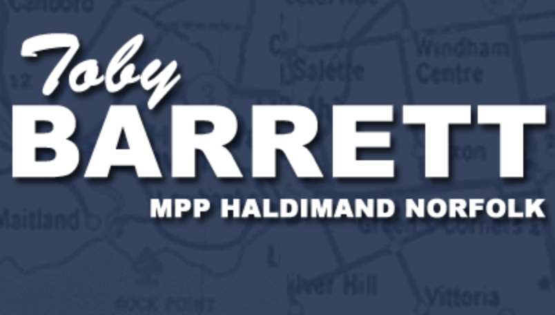 Toby Barrett MPP Haldimand Norfolk