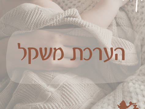 הערכת משקל