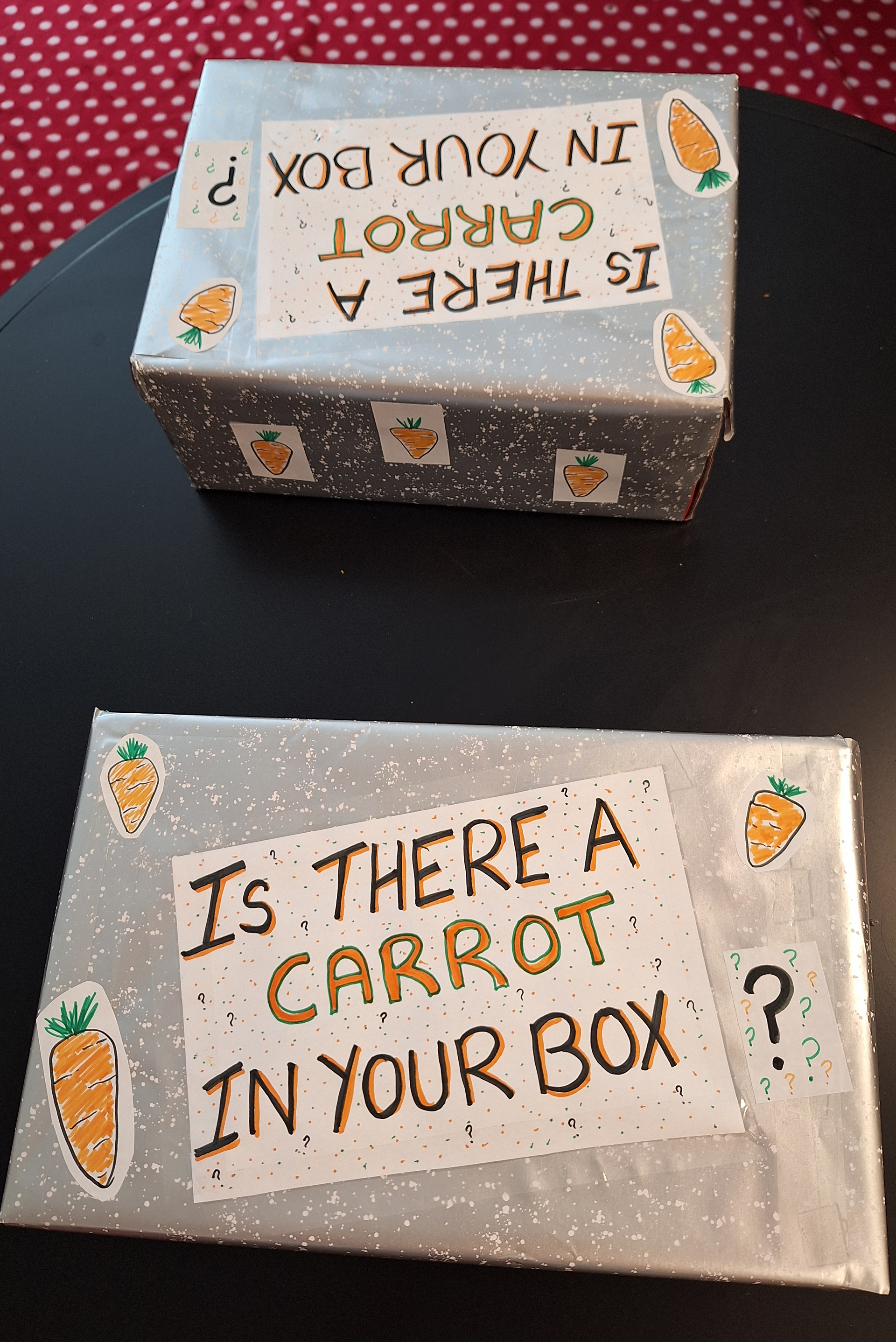 Carrot in a box game