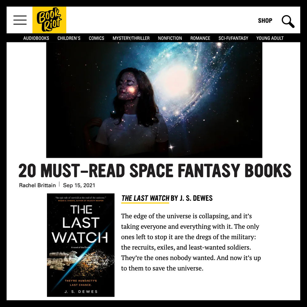 The Last Watch » BookRiot, 20 MustRead Science Fantasy Books