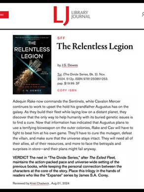 The Relentless Legion » Library Journal Trade Review