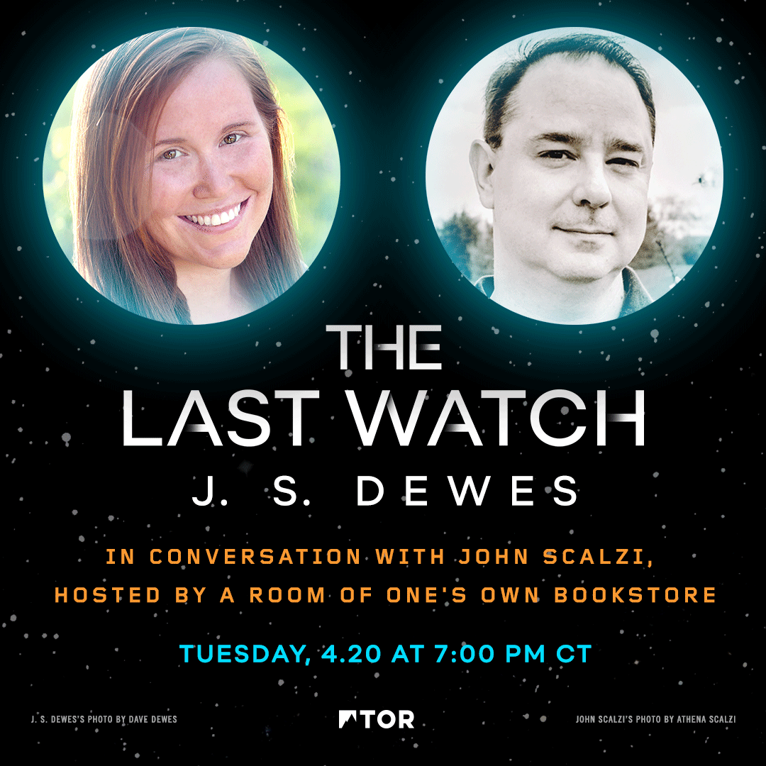 The Last Watch Launch Event: J.S. Dewes in conversation with John Scalzi