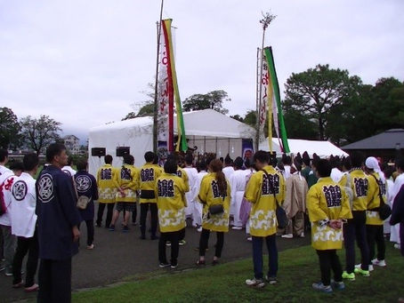 １０月度例会「おくんち祭り」