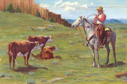 Cowboy at the W