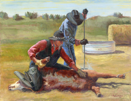 Branding at the Broken Bow Ranch