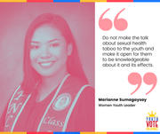 Marianne Sumagaysay: Gusto Kong Tumuloy Para Sa Mga Kababaihan