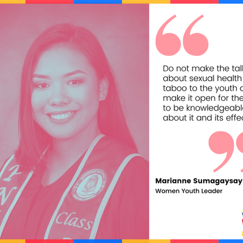 Marianne Sumagaysay: Gusto Kong Tumuloy Para Sa Mga Kababaihan