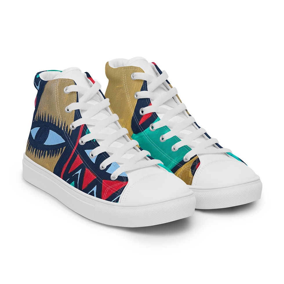 Thumbnail: Olori Women’s high top canvas shoes