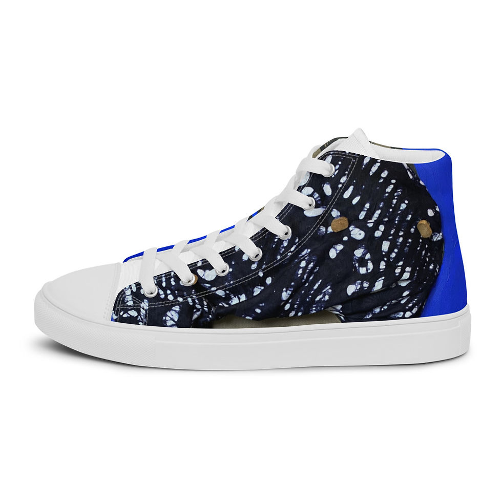 Miniaturbild: Iya Mapo Men’s high top canvas shoes