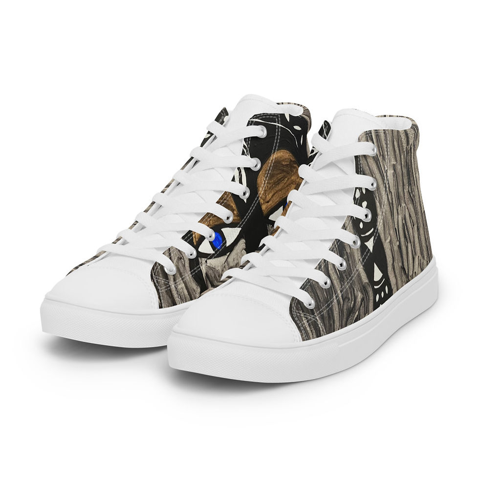 Thumbnail: Ori Olookun Women’s high top canvas shoes
