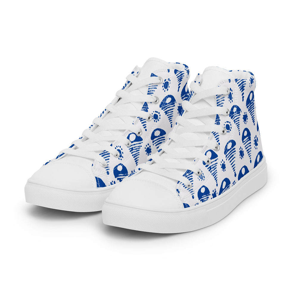 Thumbnail: Fisayo Royal Women’s high top canvas shoes