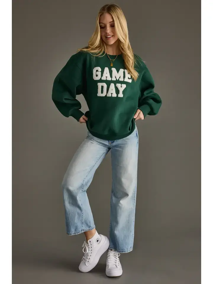 Thumbnail: Green Game Day Sweatshirt