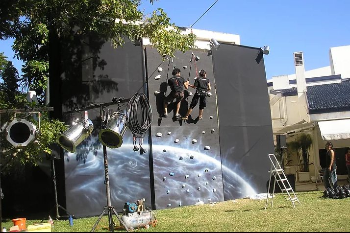 Mural Star Wars Palestra fluye productora pintura