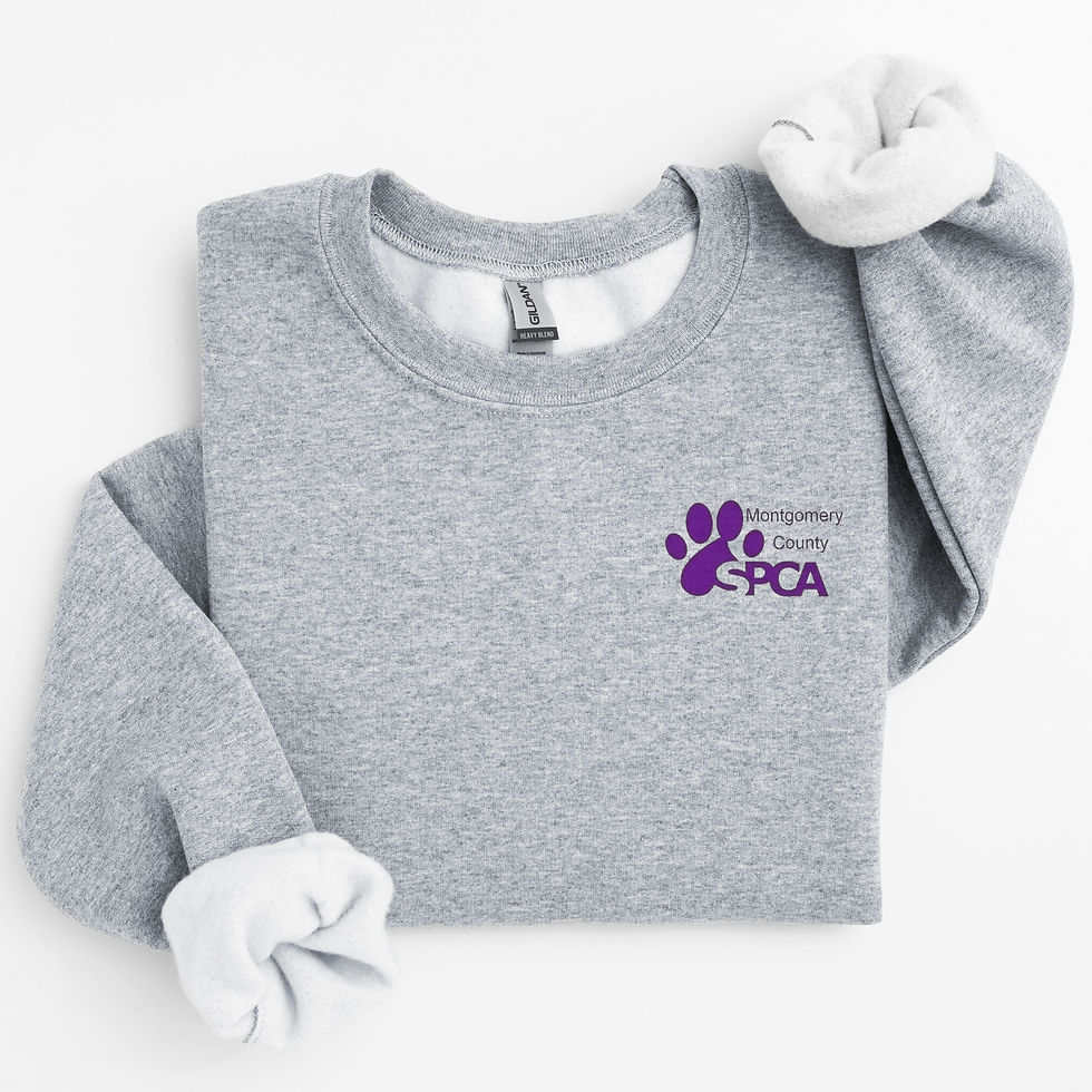 Thumbnail: MCSPCA Paw Print Logo Crewneck Sweatshirt