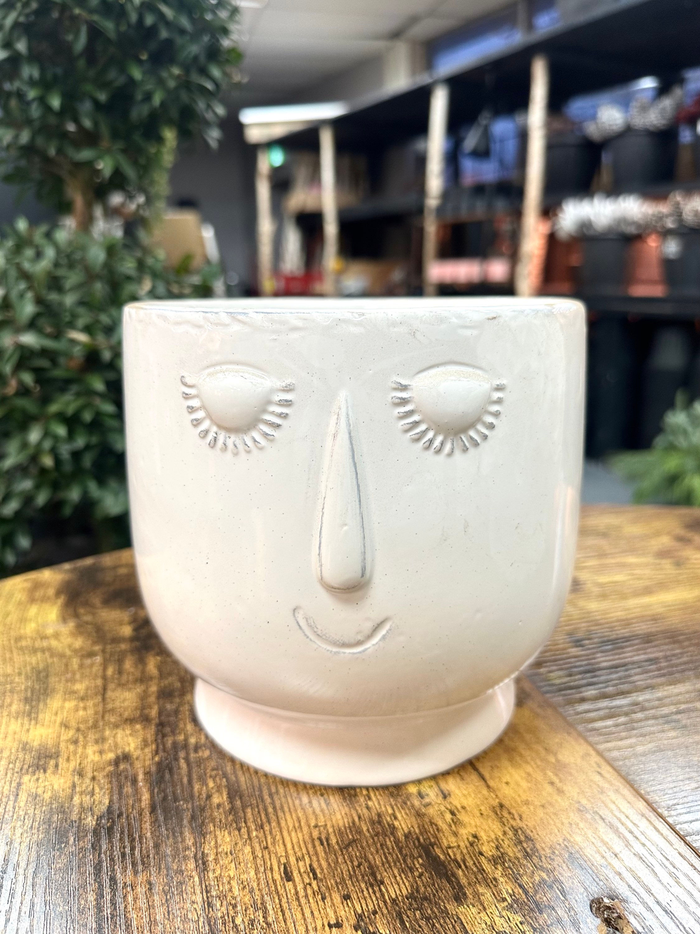 Face Ceramic Pot