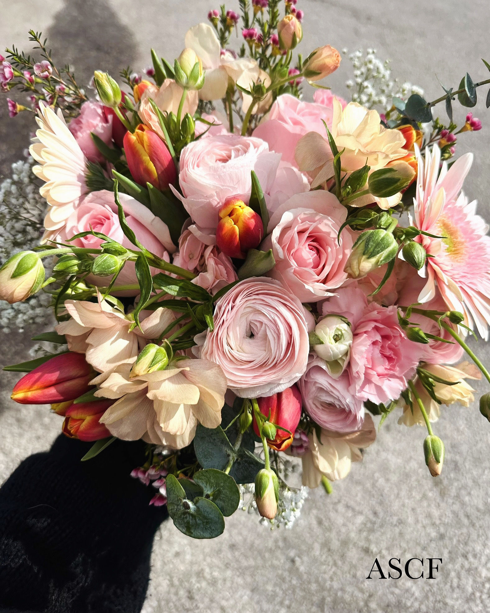 Butterfly Ranunculus Spring Bouquet 