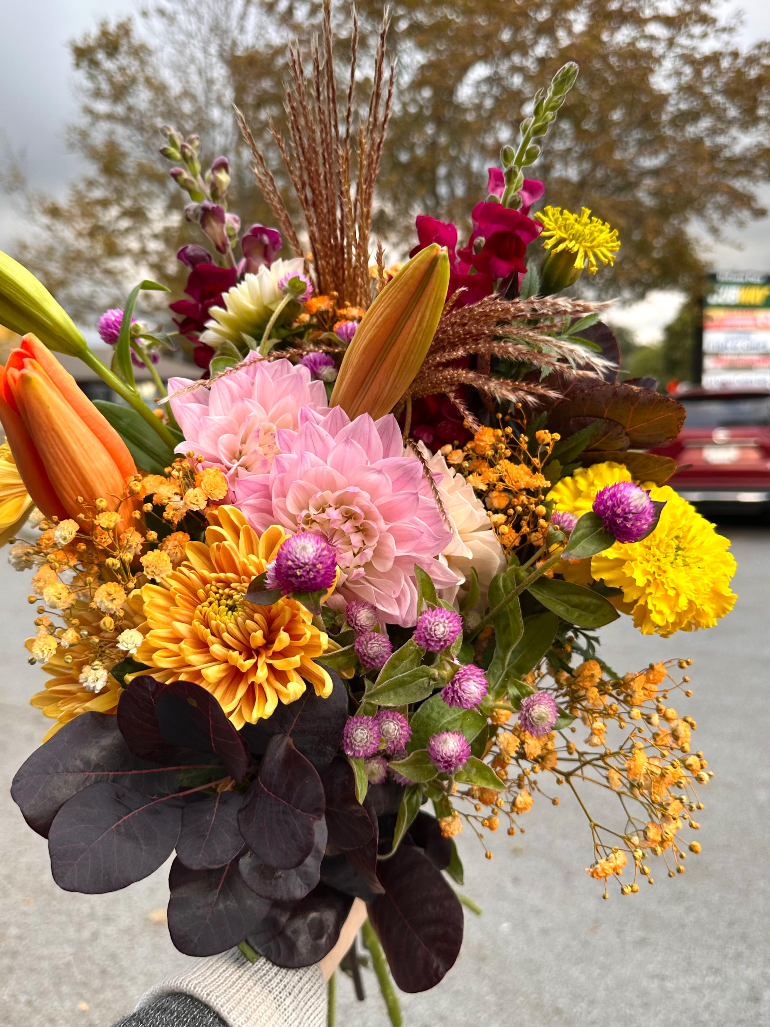 Ornamental Grass Fall Mix Bouquet 