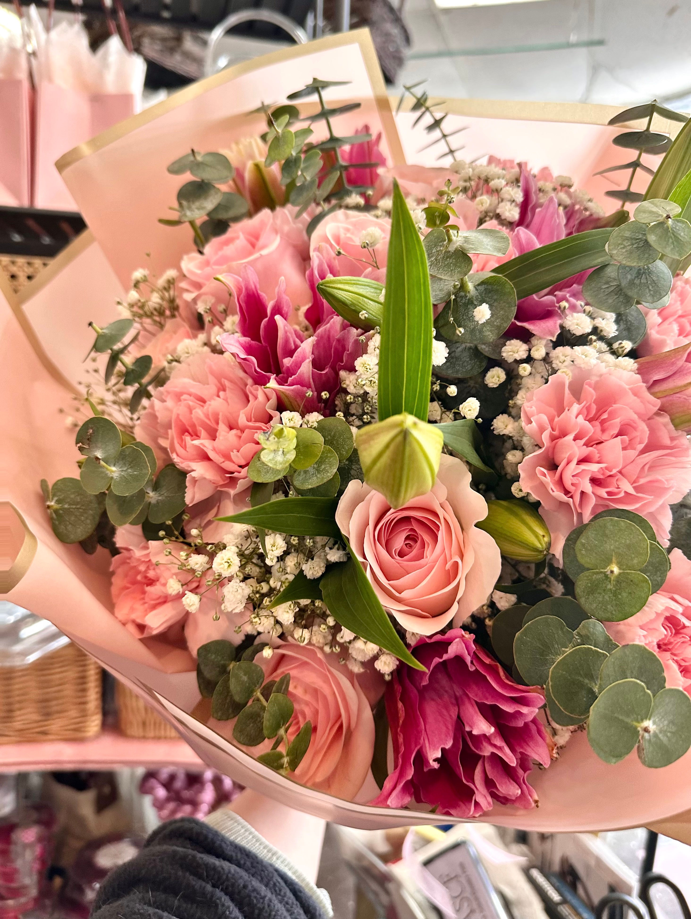 Rose Lily Carnation Bouquet 