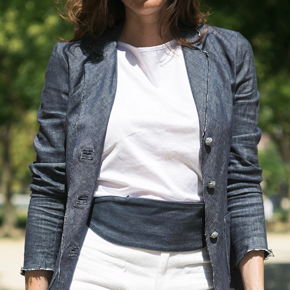 Tokyo two-pocket sash bag