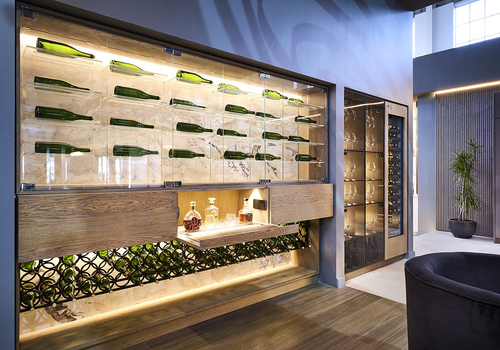 Luxe wine cellar range by Linear Concepts, pure luxury and fully bespoke