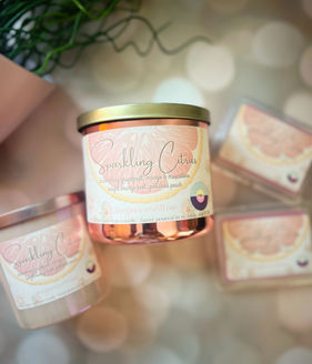 Sparkling Citrus Candle and Wax Melts