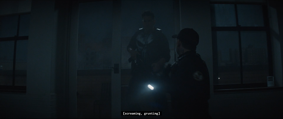 Punisher in Daredevil born again season 2 killing AVTF officers.