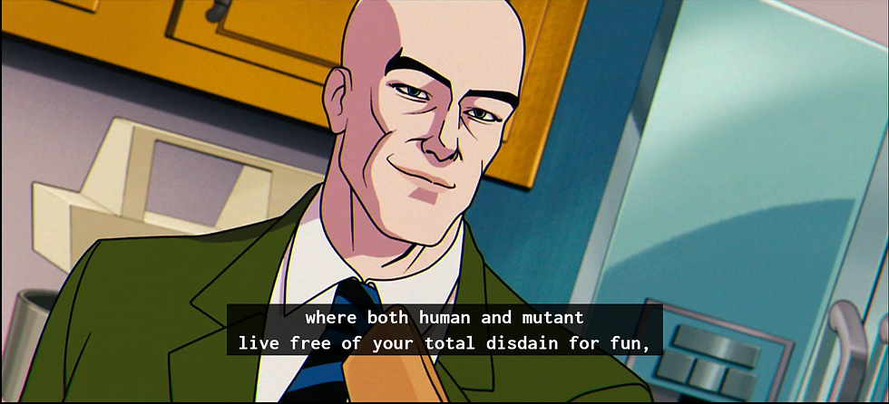 Morph as Charles Xavier