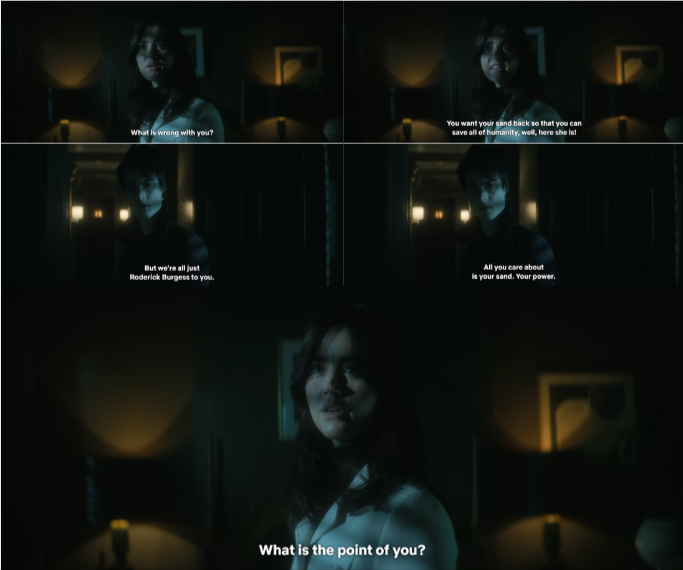 Johanna Confronts Dream about his hypocrisy.