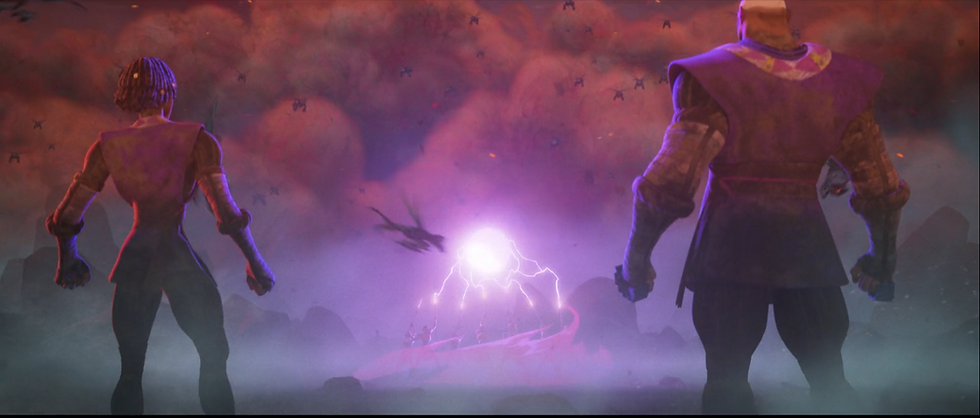 Future Wakandans nearly loosing to the Horde due to their secrecy.