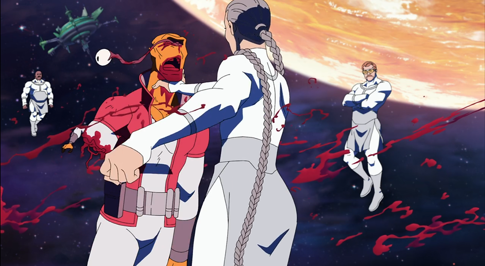 Viltrumites almost kill Allen the Alien